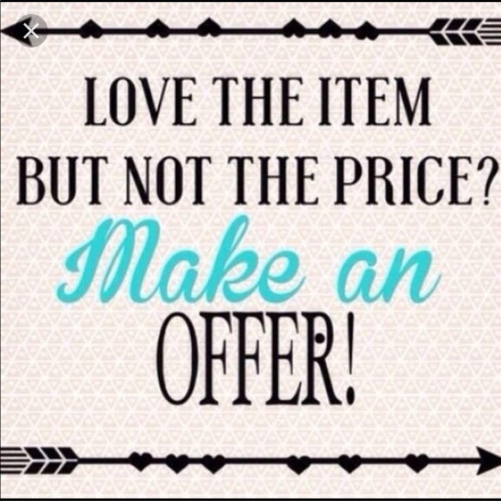 Will accept REASONABLE offers on items over $10!
